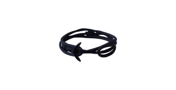 Infinity cord bracelet