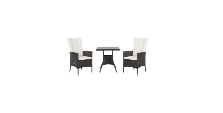 Outsunny 3 piece patio bistro set