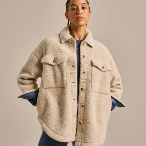 Fleecy Studio Jacket Oat