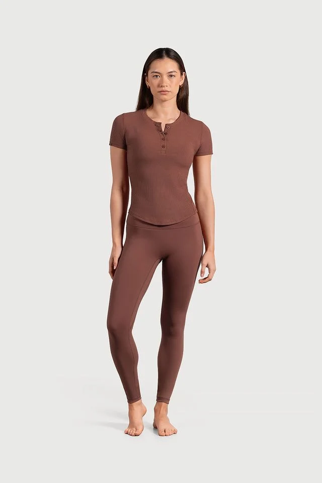 Ladies Active Fitted Short Sleeve Top